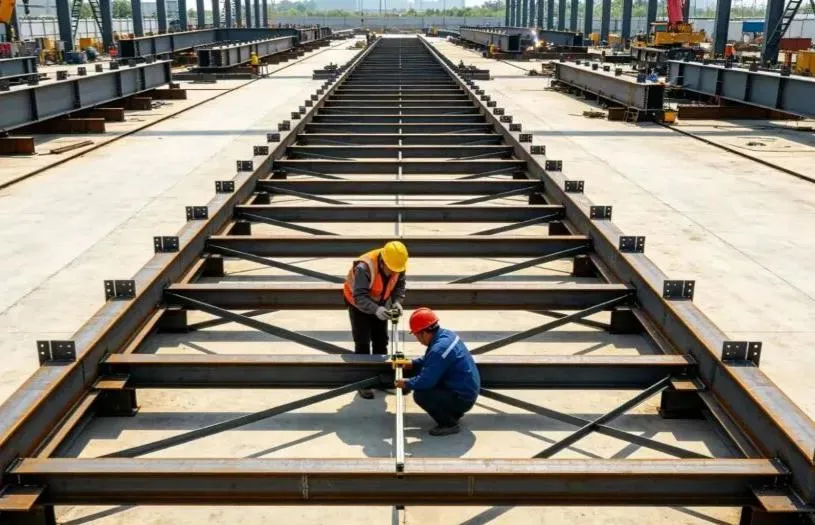 On-Site Structure Assembly Assembly + Integral Hoisting Construction Workflow + ການພິຈາລະນາຫຼັກ