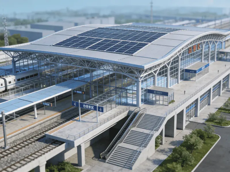Multifunctional Steel Structure ສະຖານີລົດໄຟ