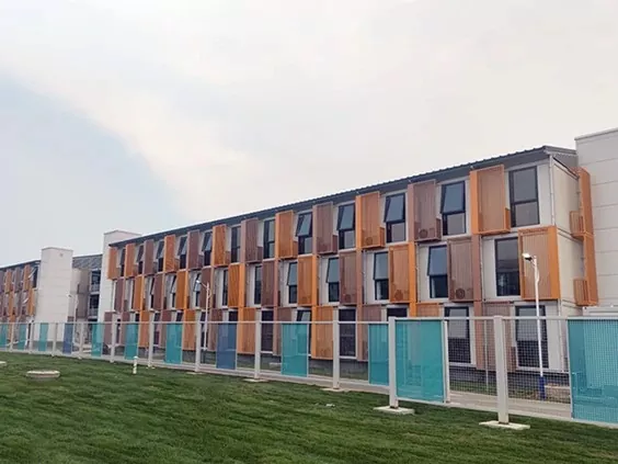 prefabricated modular modular prefab ເຮືອນພັກ