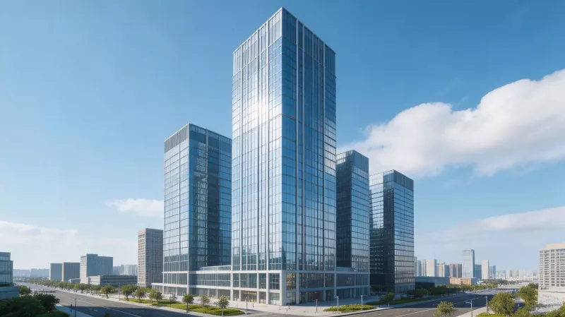 Steel Frame Financial Tower ການກໍ່ສ້າງ