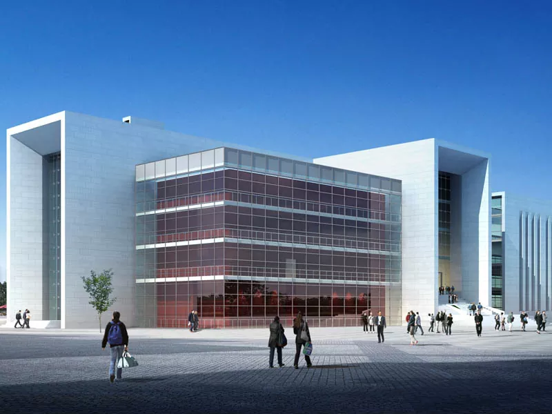 Steel Modern Office Blocks