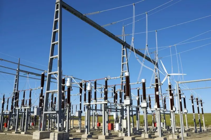 Substation Steel ໂຄງປະກອບການ